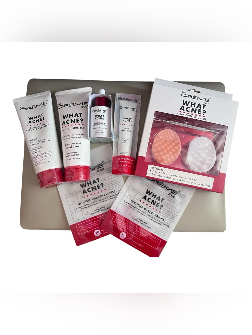 The Crème Shop WHAT ACNE? 7-Piece Skincare & Clear Complexion Bundle